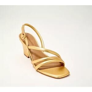 Bernardo sling back strap heel